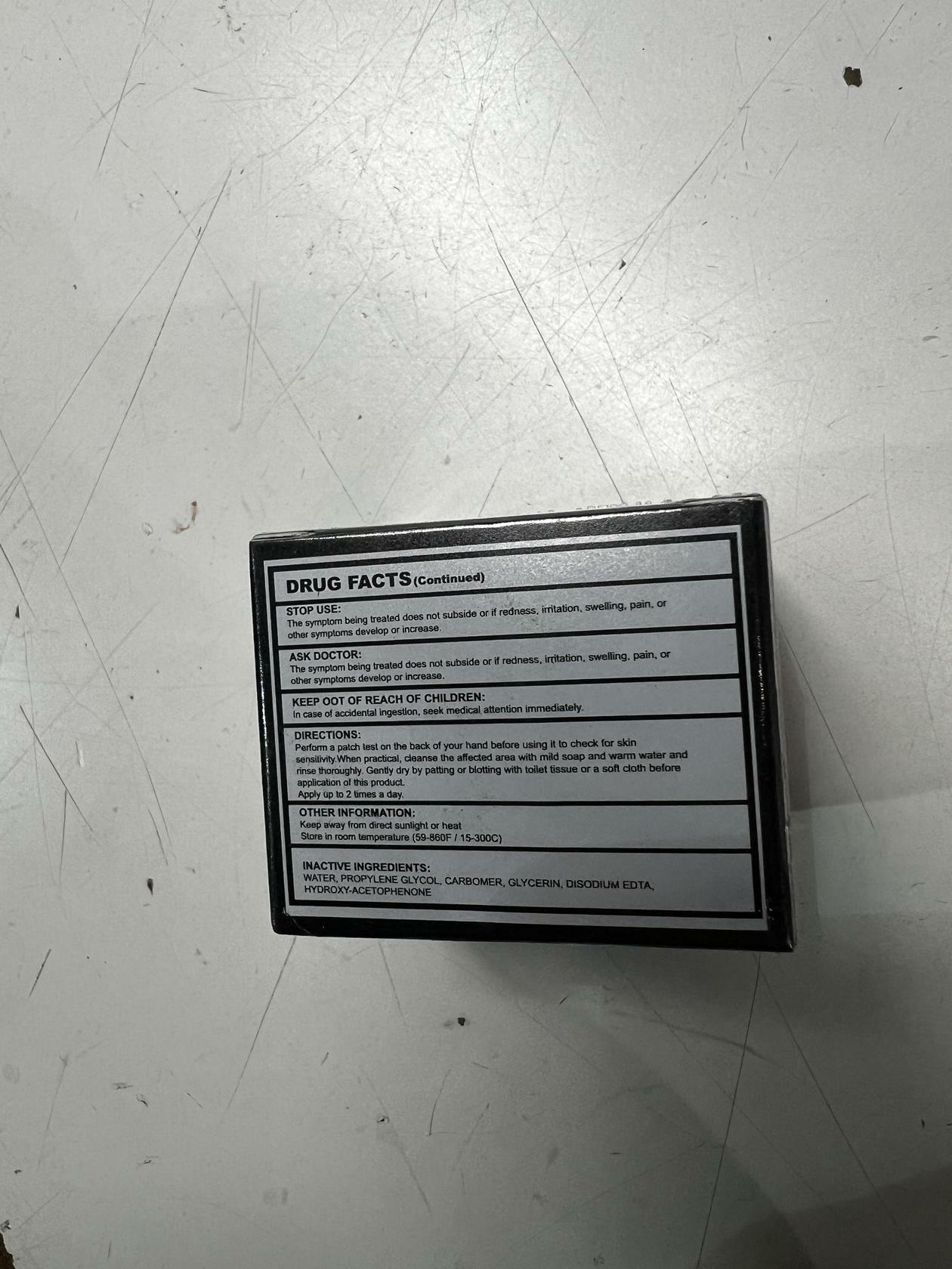 1.7 Oz Tattoo Numbing W/emu Oil And Arnica Maximum Strength