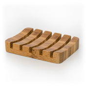 Bamboo Soap Holder Self Draining Wooden Soap Dish Bathroom Accessory