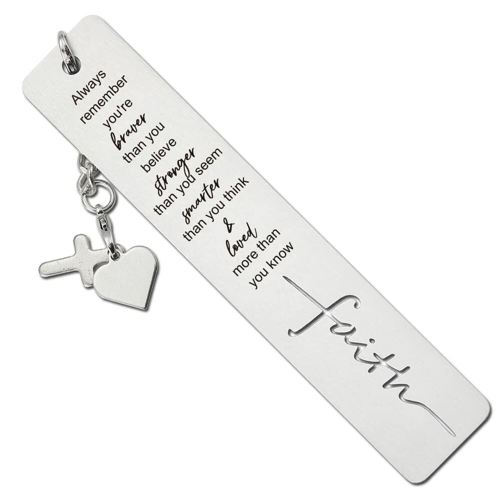 Faith Bookmarks Christian Gift for Women Teachers Readers Friends