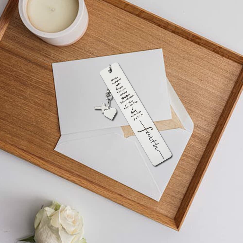 Faith Bookmarks Christian Gift for Women Teachers Readers Friends