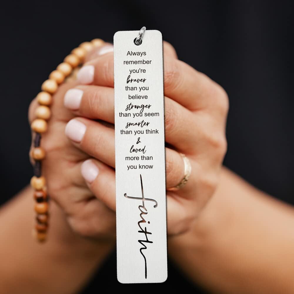 Faith Bookmarks Christian Gift for Women Teachers Readers Friends