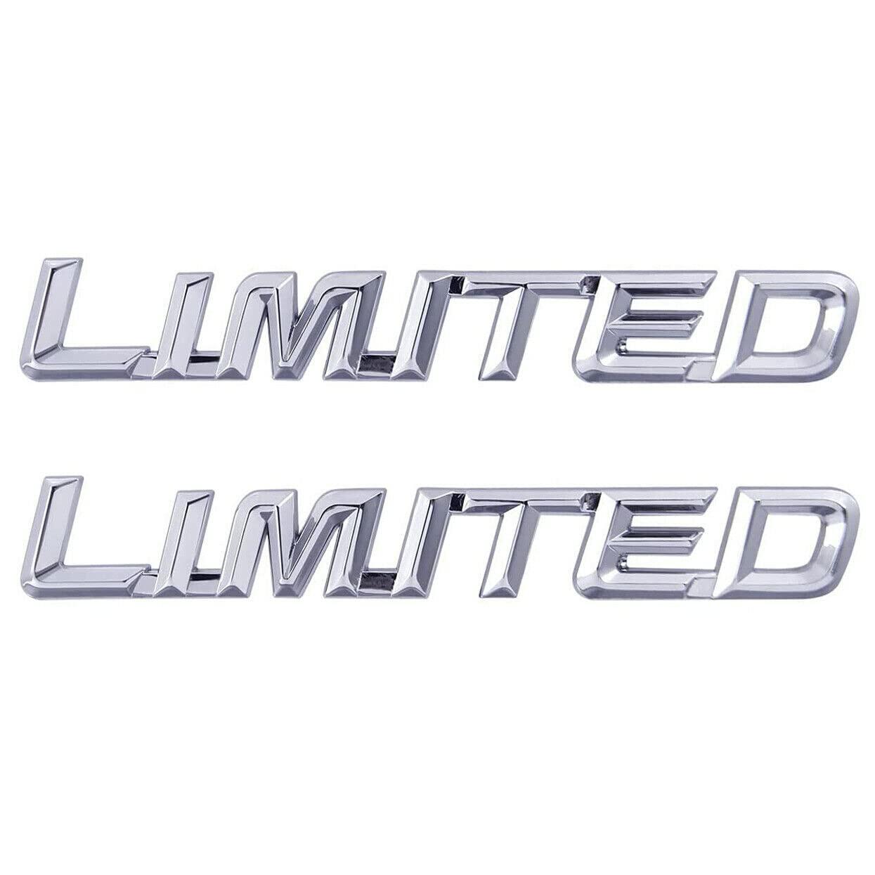 2X Limited Fender Badge Emblem Decal Chrome Universal Car Truck