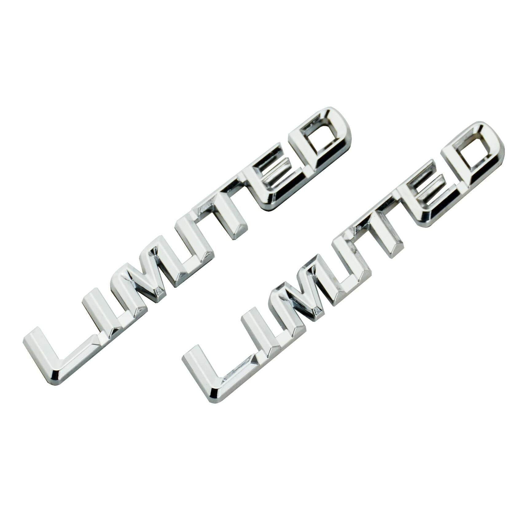 2X Limited Fender Badge Emblem Decal Chrome Universal Car Truck