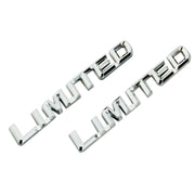 2X Limited Fender Badge Emblem Decal Chrome Universal Car Truck