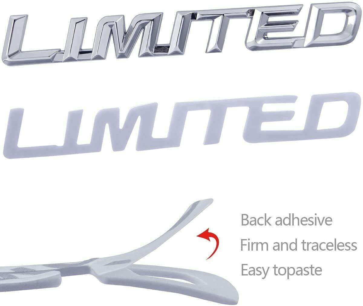 2X Limited Fender Badge Emblem Decal Chrome Universal Car Truck