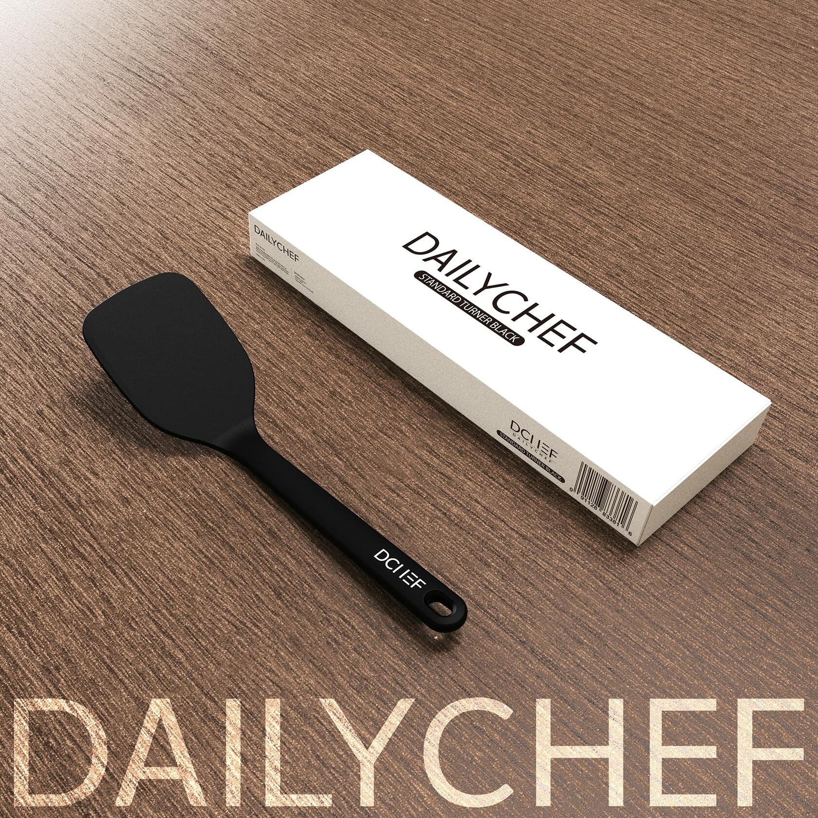 Dailychef Large Silicone Turner Spatula 600°F Heat Resistant Nonstick