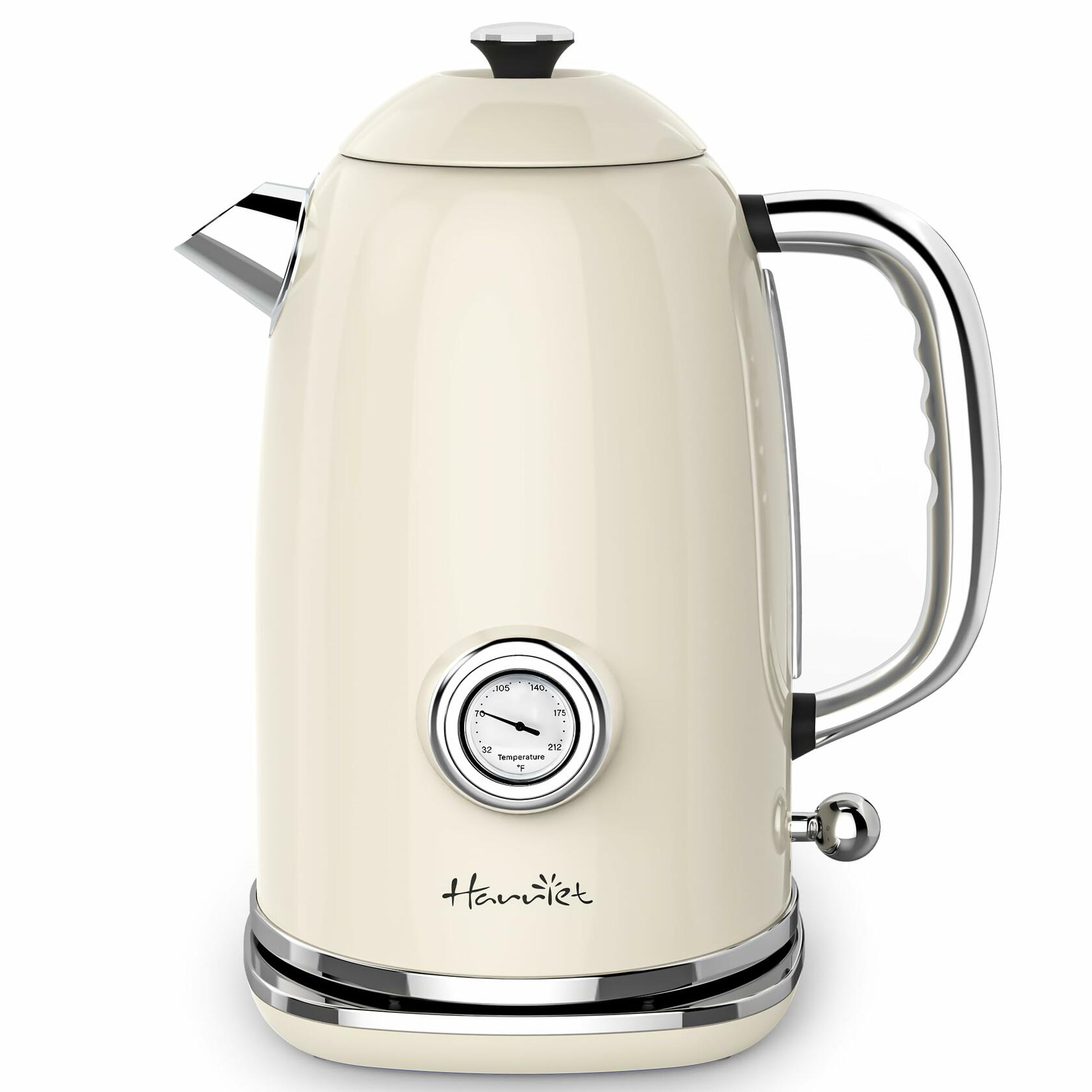 Harriet Electric Kettle 1.8L 1500W Stainless Steel Light Green Thermometer