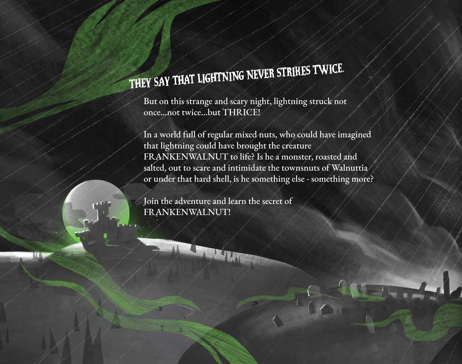 Frankenwalnut Children’s Halloween Picture Book Illustrated Story