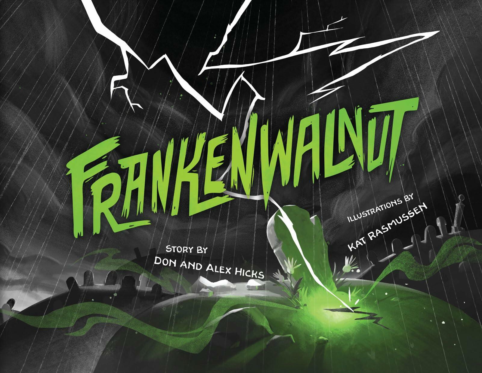 Frankenwalnut Children’s Halloween Picture Book Illustrated Story