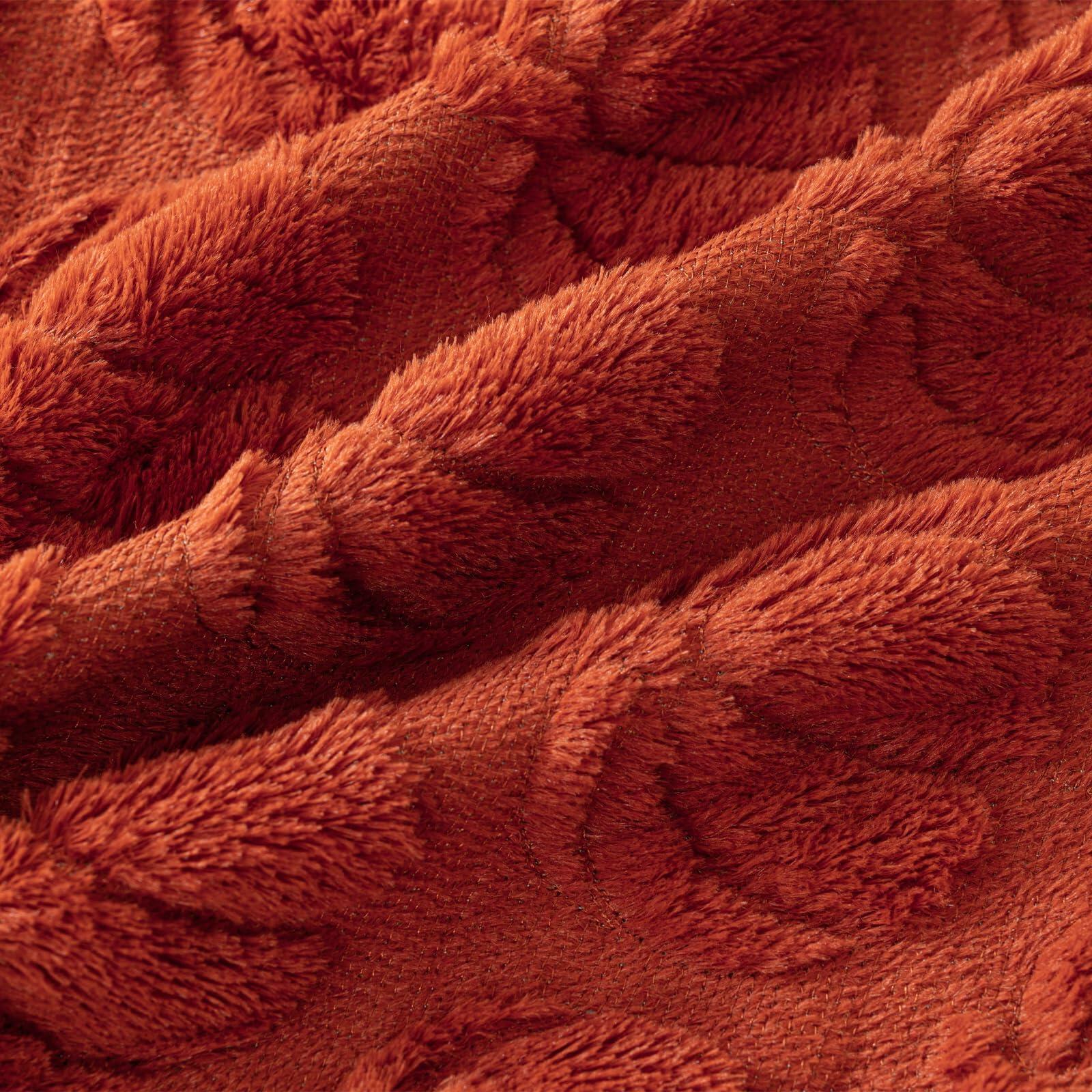 COSIBONO Pumpkin Fall Throw Pillow Covers 18x18 Set of 2 Caramel Embroidery