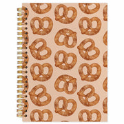 SNNDER Coquette Pink Bow Hardcover Spiral Notebook 5.5x8.3 Inch Pink Journal
