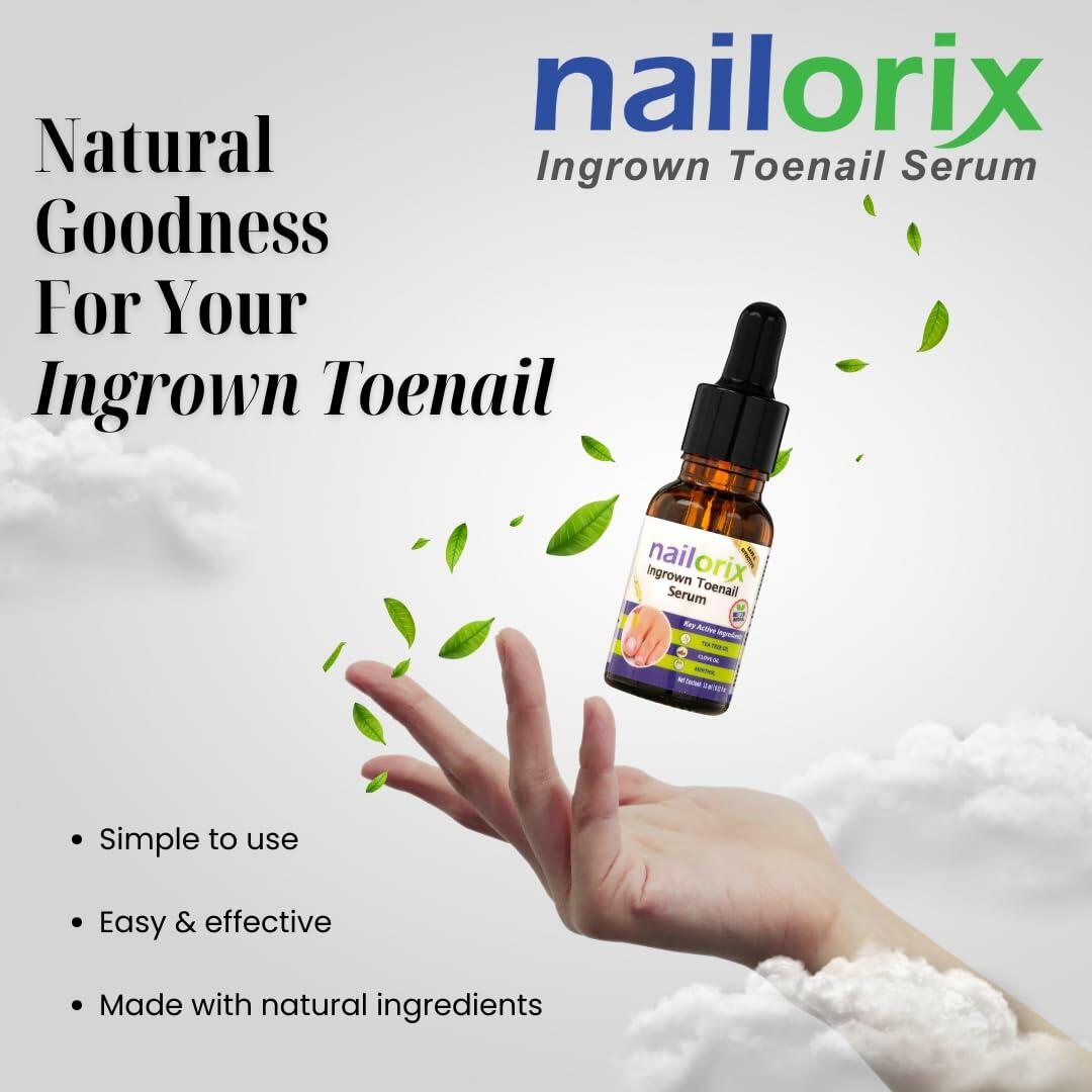 Nailorix Ingrown ToeNail Serum – suitable for your Ingrown Toenail – 15oz