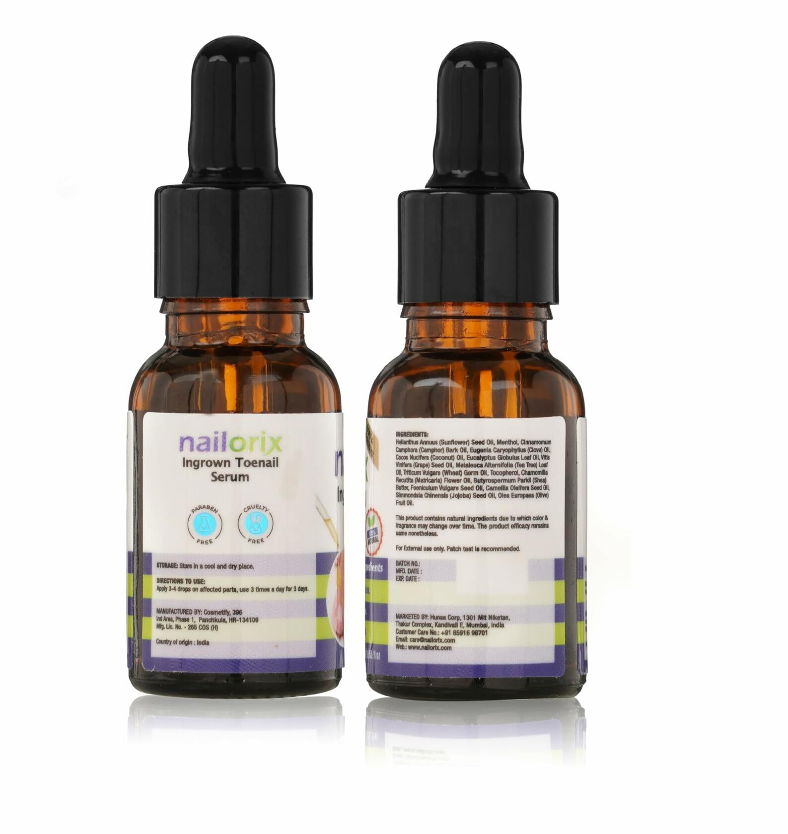 Nailorix Ingrown ToeNail Serum – suitable for your Ingrown Toenail – 15oz