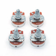 harpfeas 4PCS Guitar Volume Taper Pots Long 18mm Shaft A250K B250K