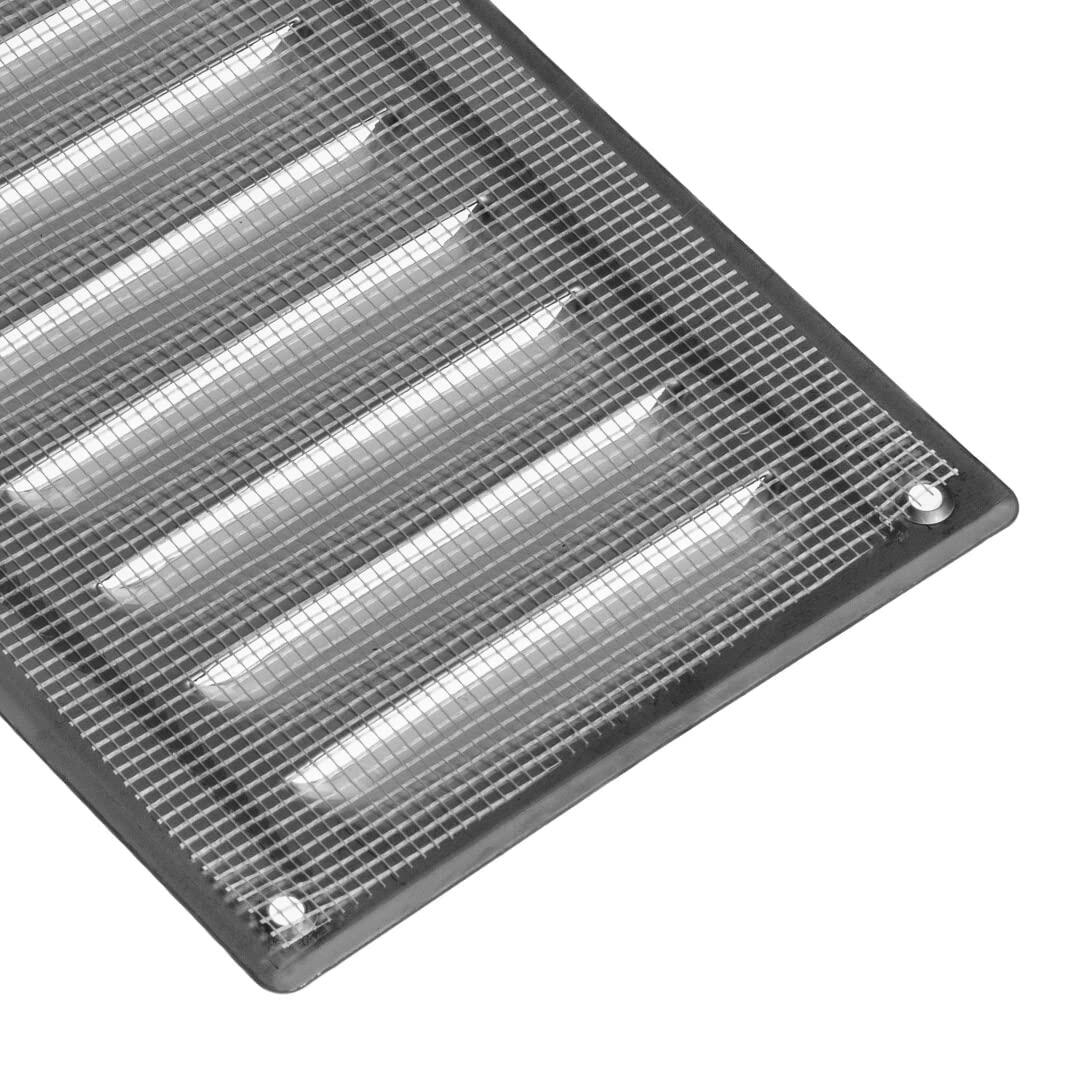 EUROPLAST Stainless Steel 4x6 Duct Vent Cover with Screen Mesh Metal