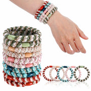 Beaded Ponytail Holder, Cute Hair Ties for Women, 10PCS Elasticity Ponytail