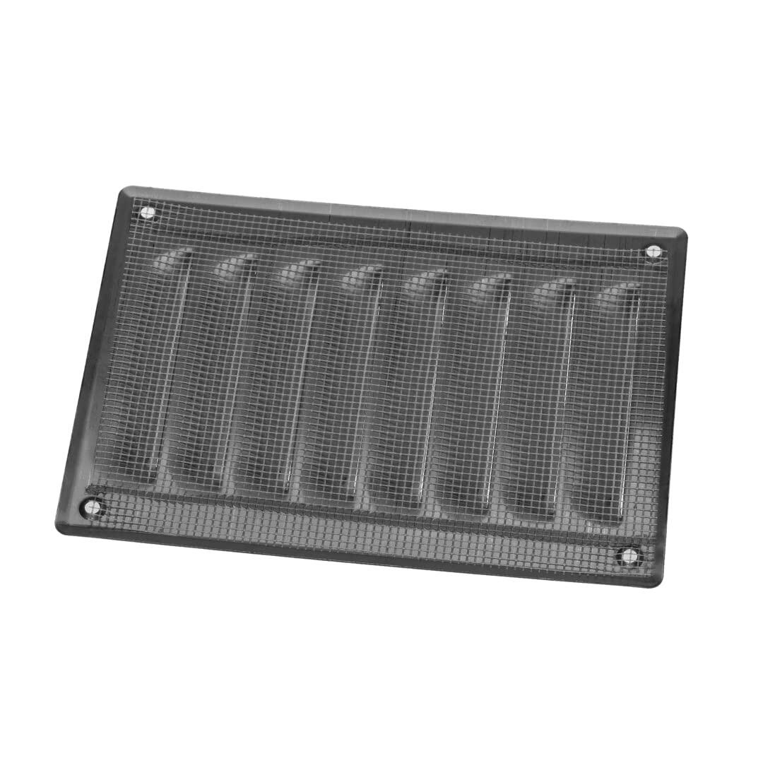 EUROPLAST Stainless Steel 4x6 Duct Vent Cover with Screen Mesh Metal