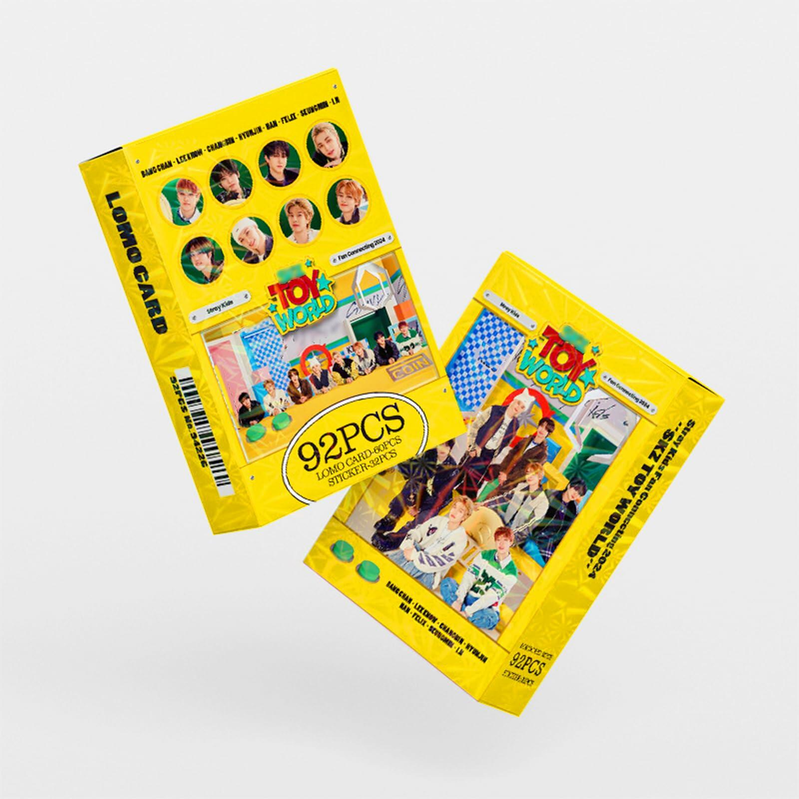 Takyitong StrayKids Photocards 92PCS Fan Connecting 2024 TOY WORLD Kpop