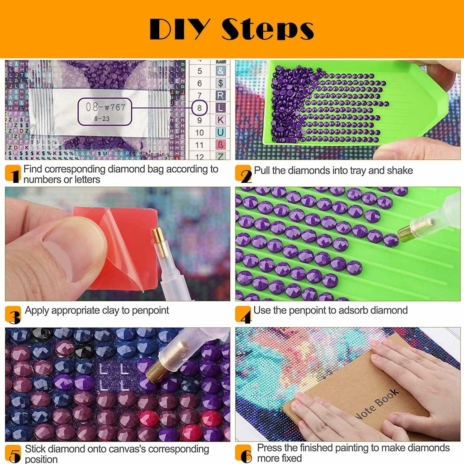 Ckruwot 5D Coraline Diamond Art Kits for Adults DIY Full Round Diamond