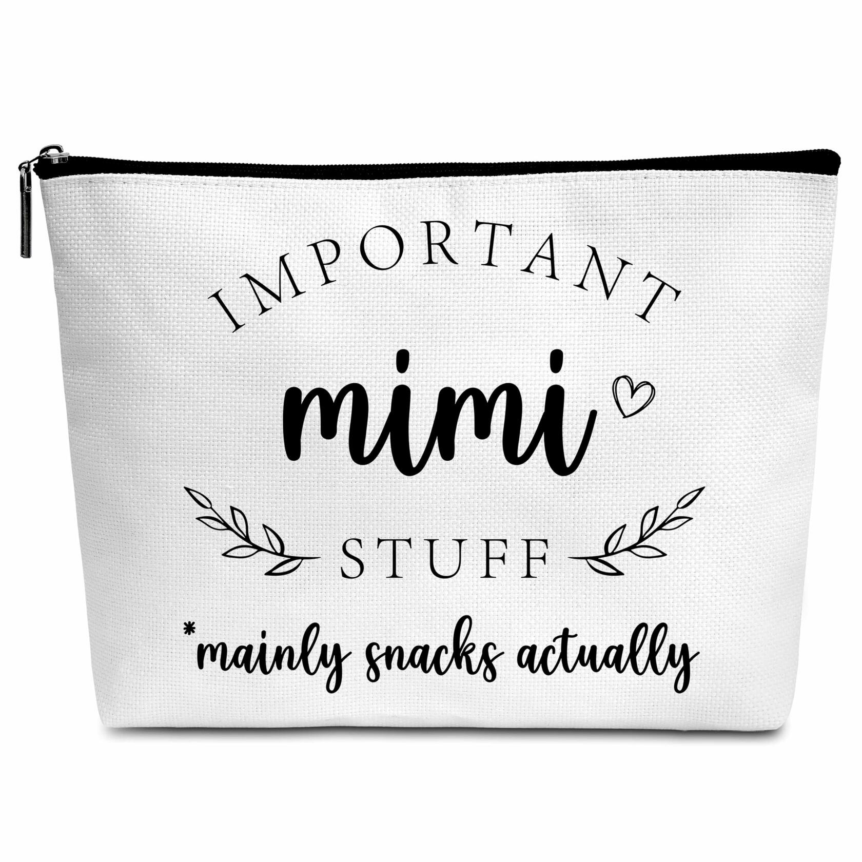 Gifts for Mimi Makeup Cosmetic Bag for Women Best Mimi Ever Grandma Gift C07