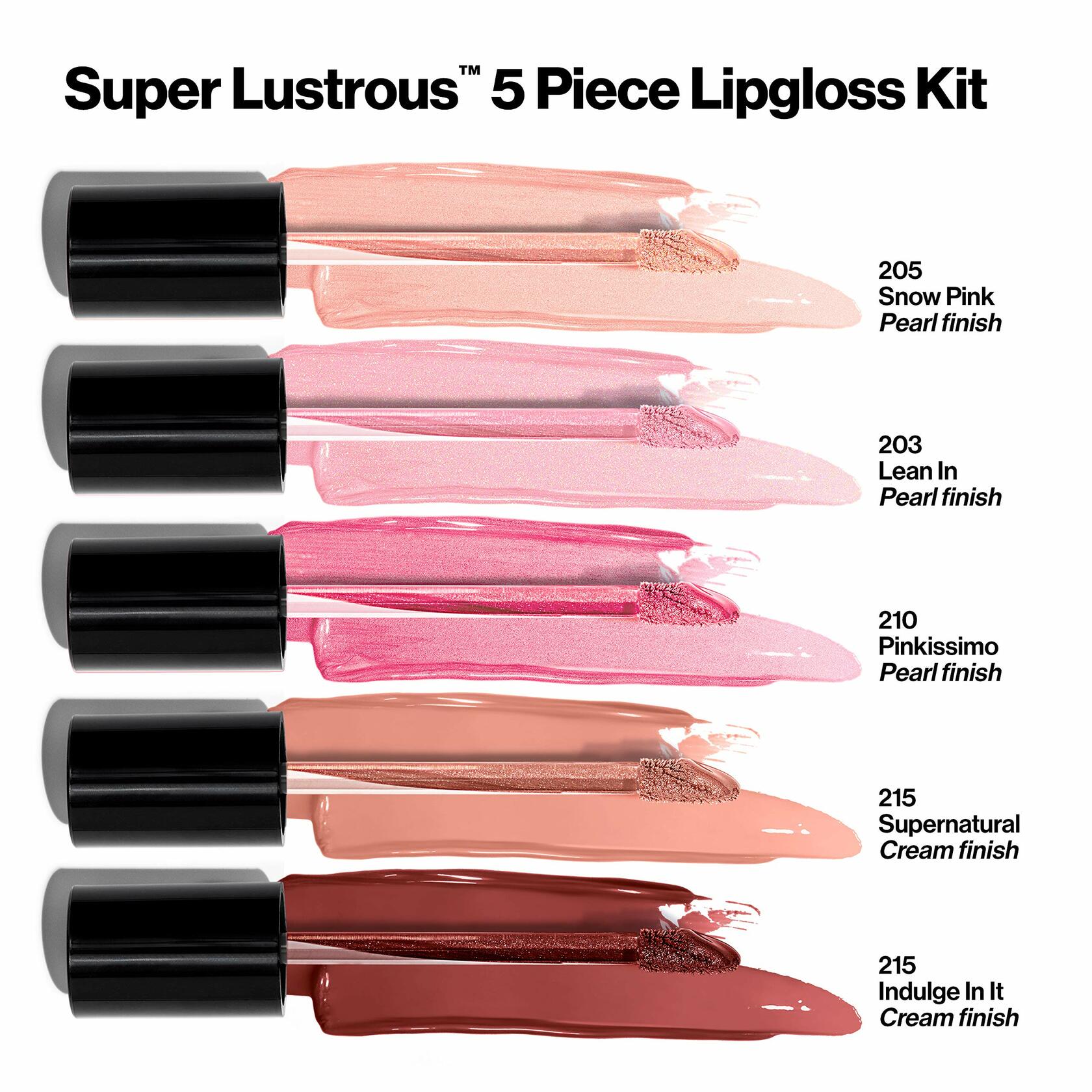 Revlon Super Lustrous The Gloss Lipgloss Gift Set 5 Pack 0.75 fl oz