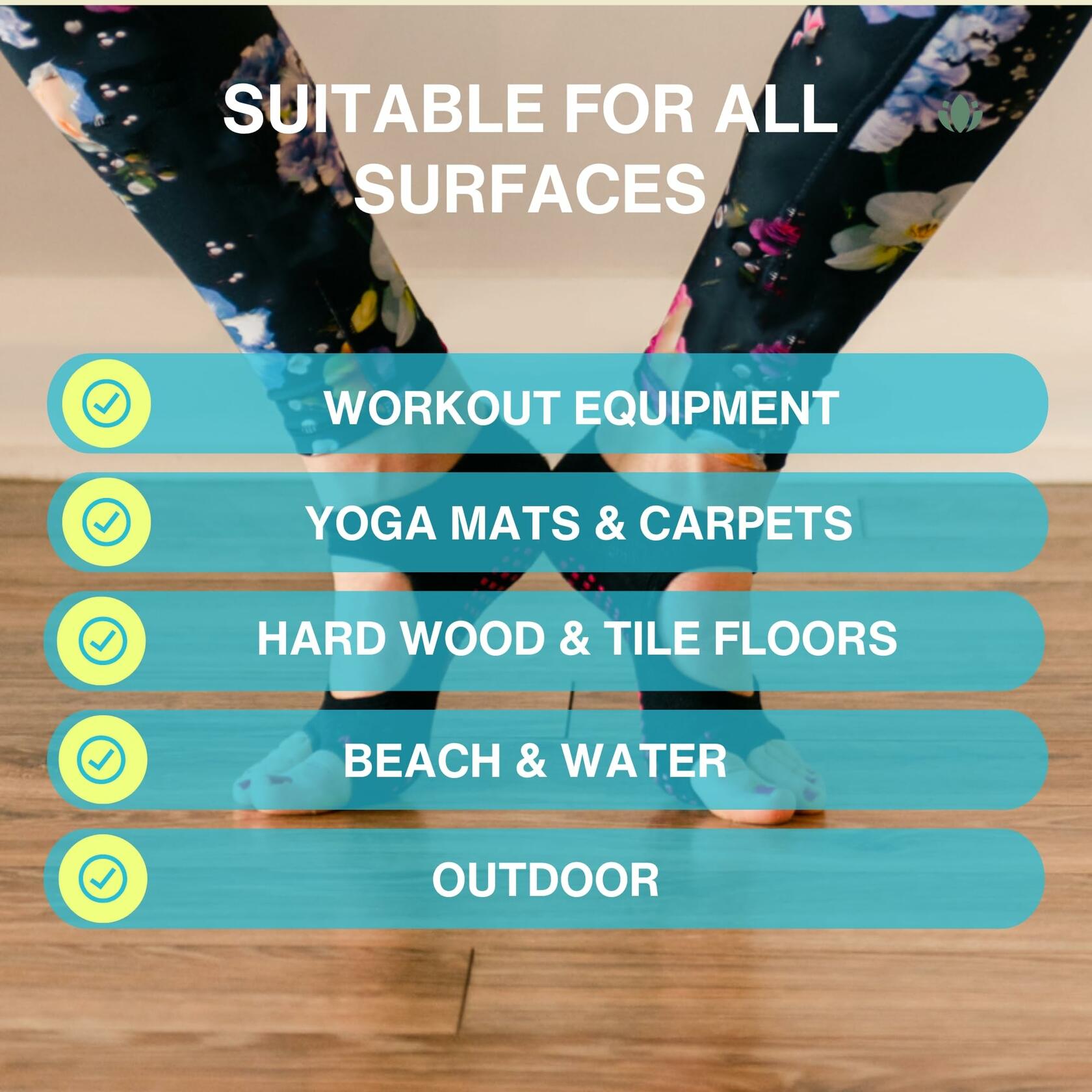 Tucketts Toeless Grip Socks Anklet Non-Slip Yoga Barre L/XL Grey Blush