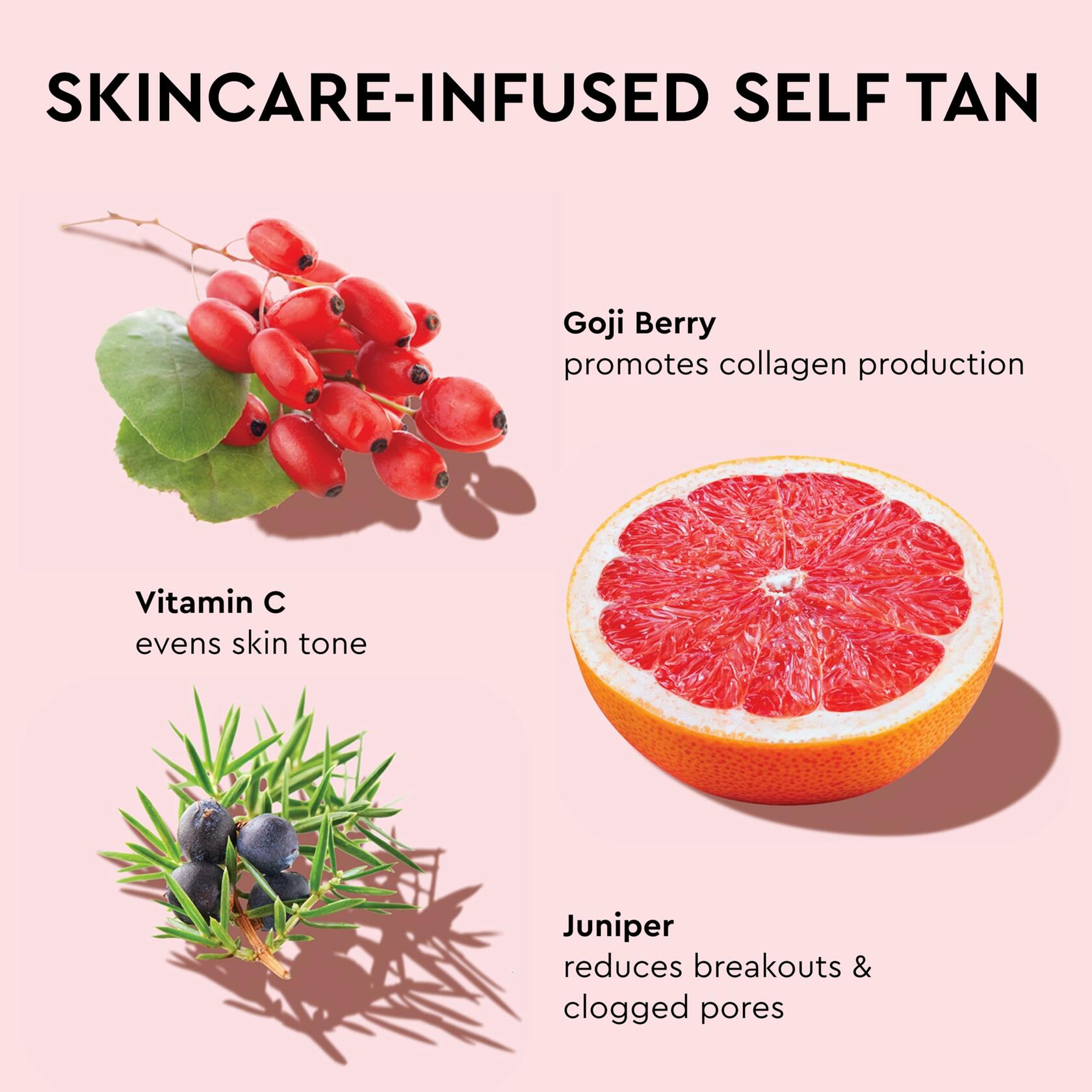 Tanologist Self Tan Drops Medium Bronzing Serum Face Body 1.01oz