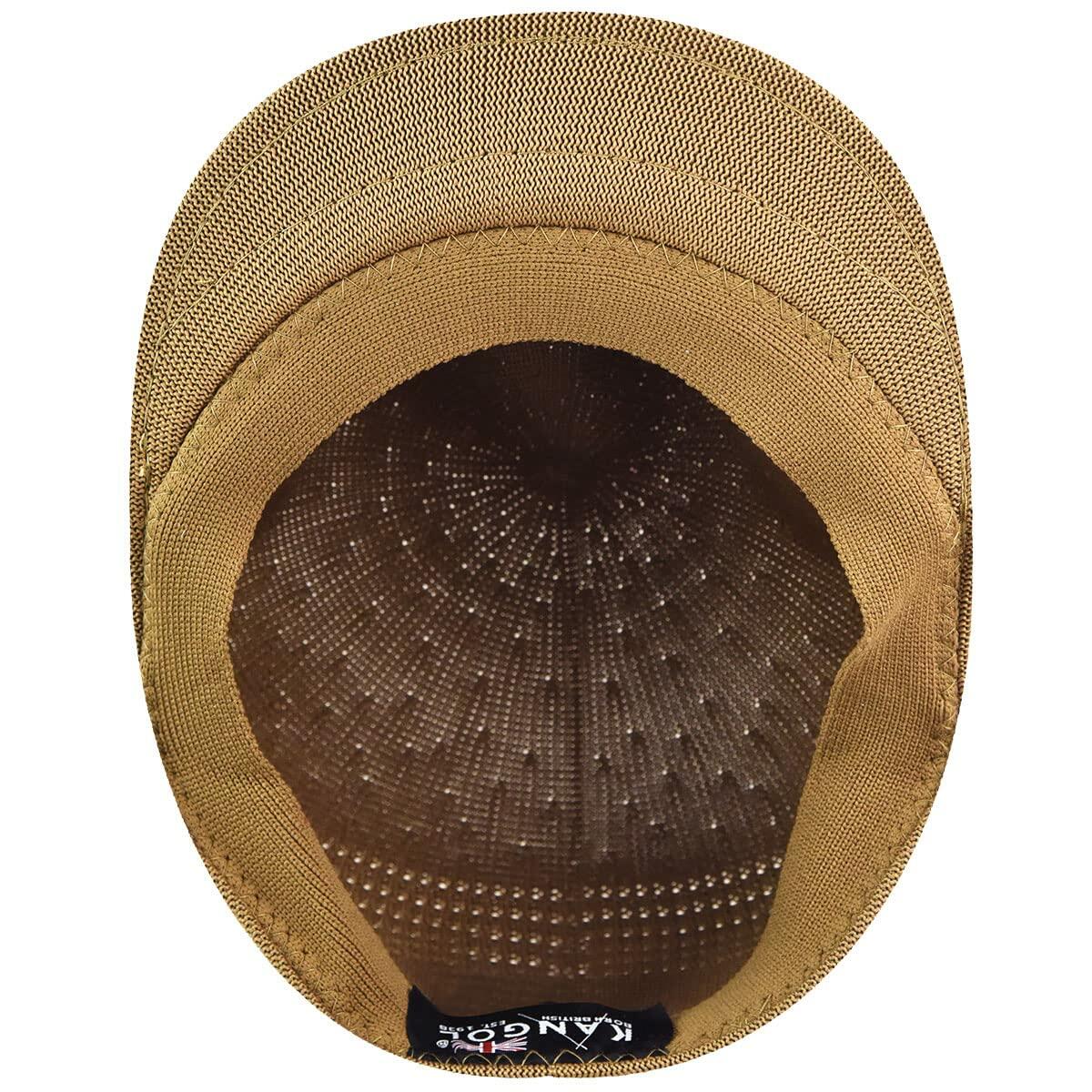 Kangol Tropic 504 Ventair Flat Cap Women/Men Brown 7 1/4-7 3/8