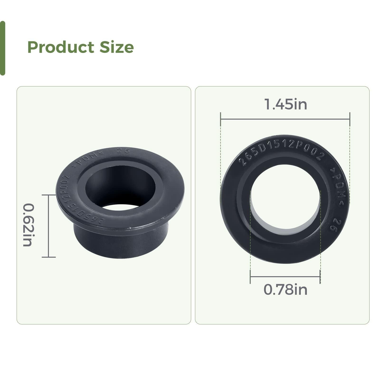 WD12X26146 Dishwasher Lower Rack Wheels 4 Pack Compatible GE