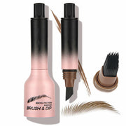 Brow Fection Angled Brow Brush & Dip Liquid Eyebrow Pencil Waterproof Taupe