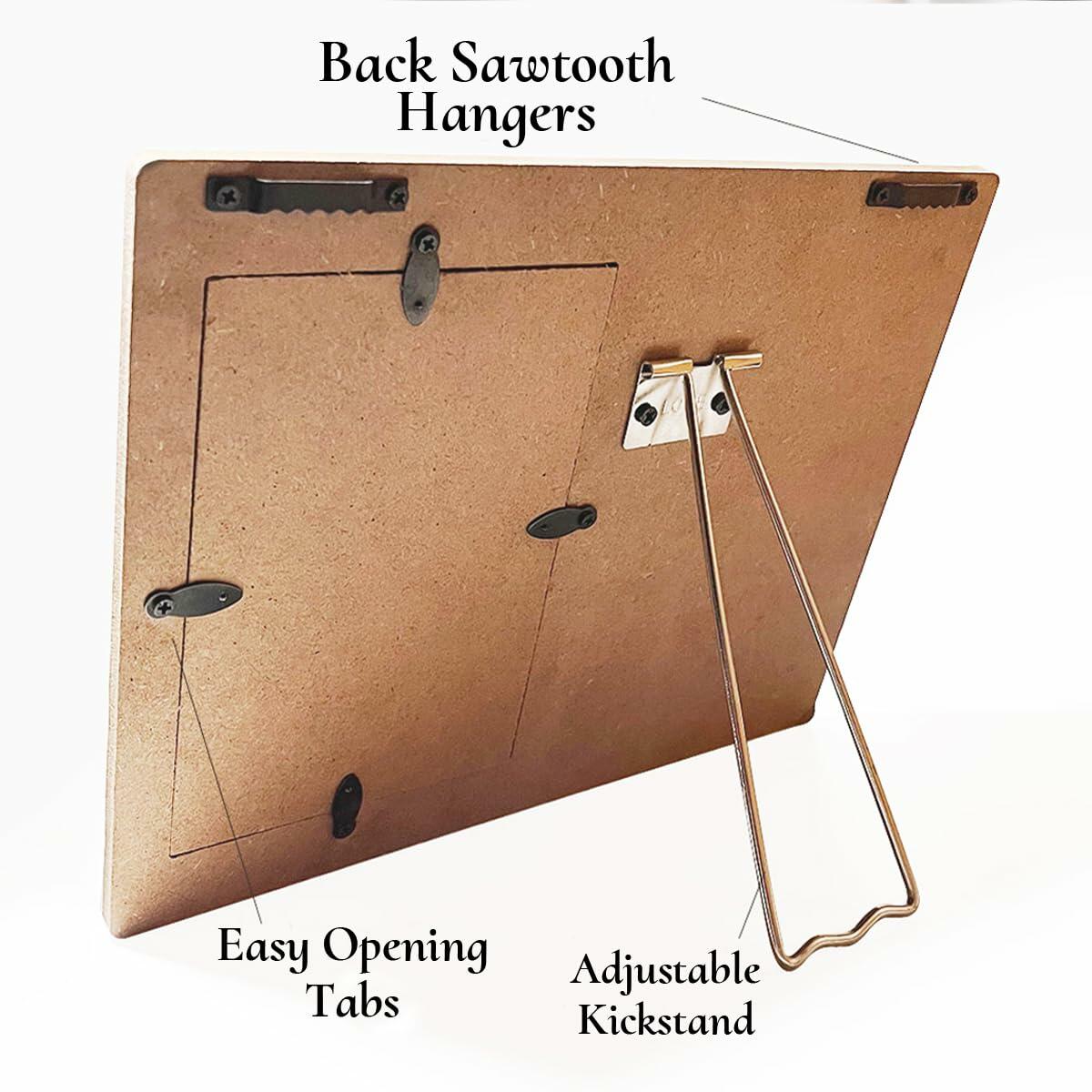 CIANMGD Funny Coworker Gift Wood Picture Frame 4x6 Work Bestie