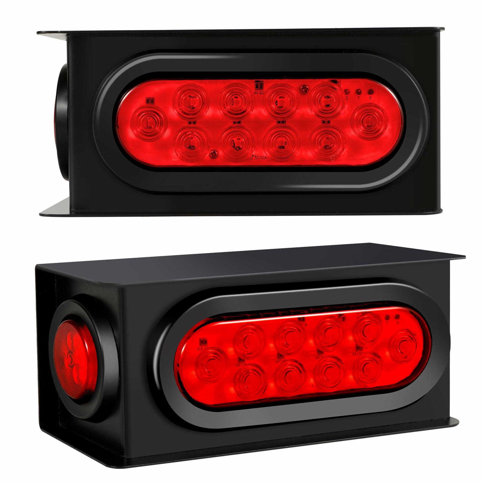 RUNHWEE LED Trailer Tail Lights Brake Stop Turn RV Camper DOT Pair
