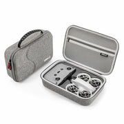 LiweiNova Portable PU Leather Case for DJI Neo Fly More Combo Black