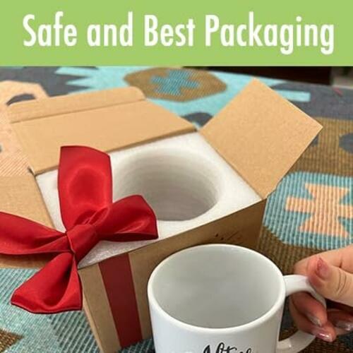 CATABUBU My Wife is Hotter Than My Coffee Mug White Funny Gift for Husband