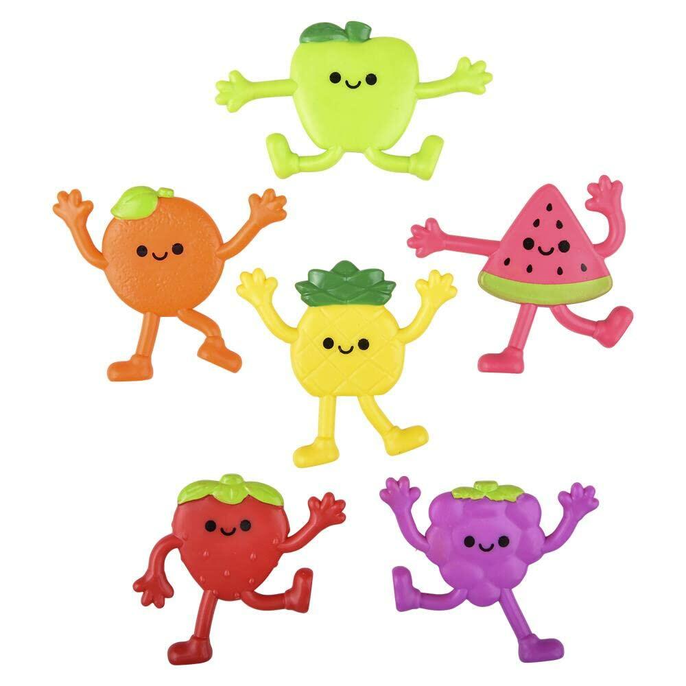 Rhode Island Novelty 2.25" Mini Bendable Fruit, 48 Pieces per order