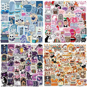 ZoiyTop 200pcs Halloween Vinyl Waterproof Cartoon Book Stickers Decals