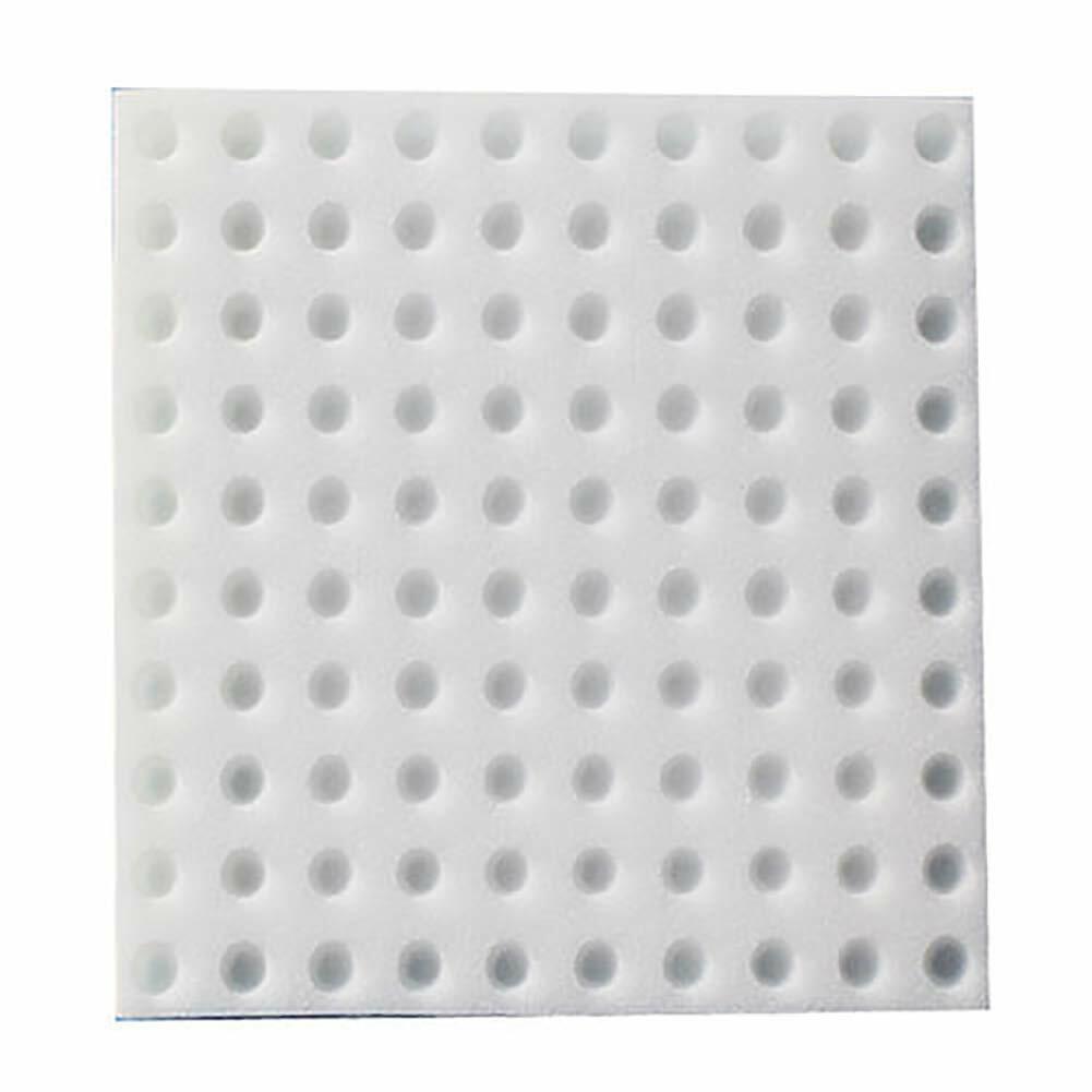 Juhao 100Pcs Hydroponic Square Seedling Sponges Gardening Tool for Growth