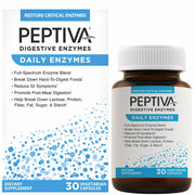BestBy01/25 Peptiva Daily Digestive Enzymes Full-Spectrum Digestive Health