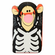 Loungefly Winnie The Pooh Skeleton Tigger Zip Wallet Black/Orange ONE SIZE