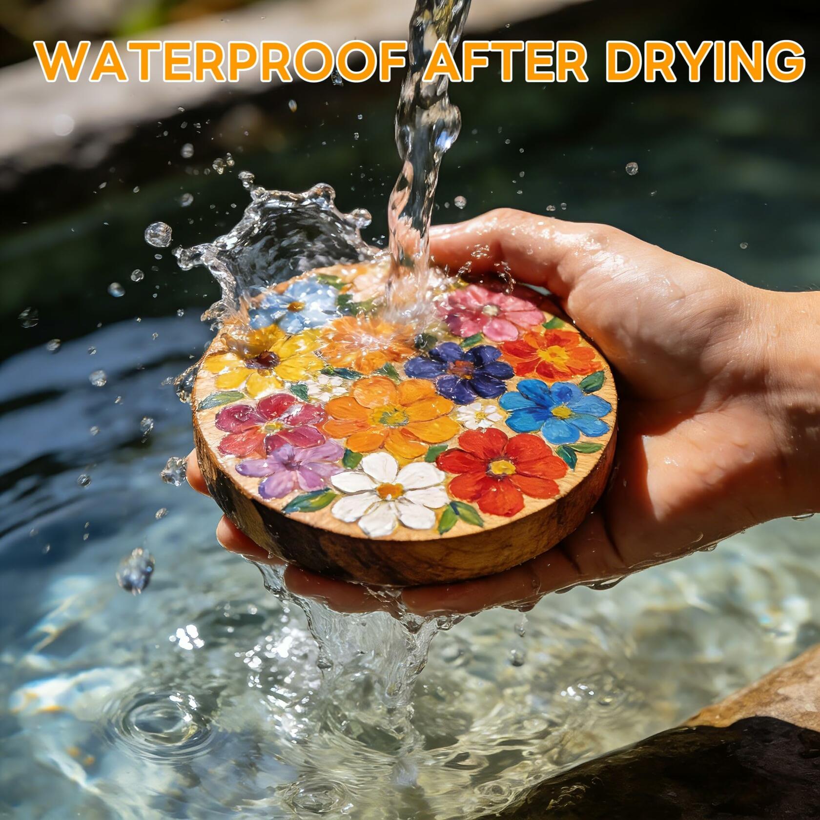 WINSONS 24 Colors Direct Liquid Ink Permanent Acrylic Markers Multi-Surface