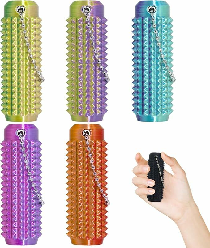 Little Keychain Stress Relief Focus Novelty Gift Purple 1Pc Plastic