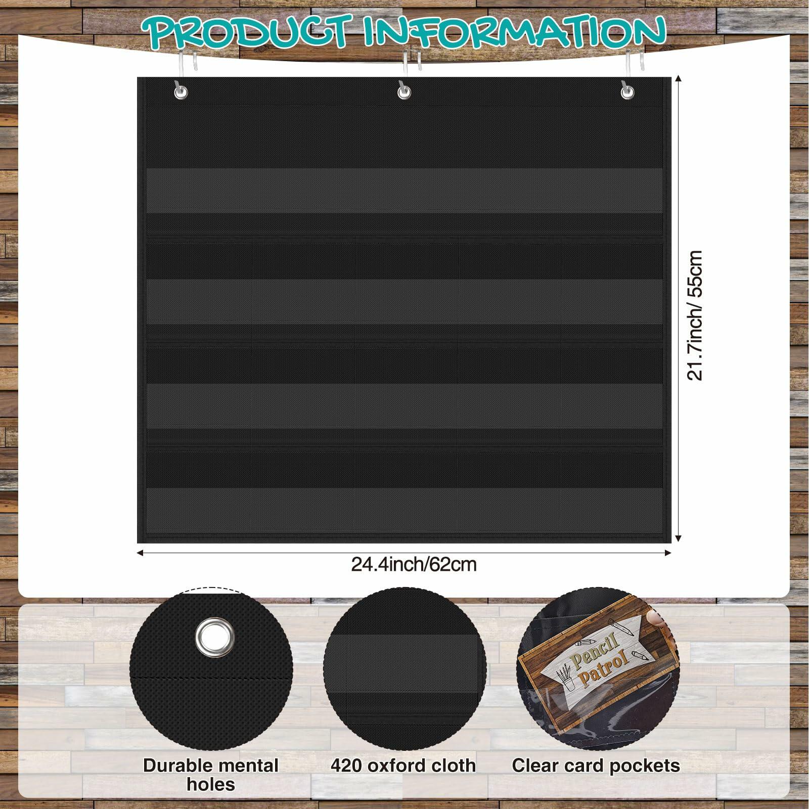 Fulmoon 86 Pc Class Jobs Pocket Chart Set Teacher Helper Home Sweet