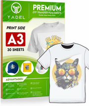 Yadel DTF Transfer Film A3 30 Pieces YL-0030 Easy Image Transfer Sheets