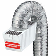 Deflecto Dryer Lint Trap Kit with Supurr-Flex Flexible Metallic Duct Silver
