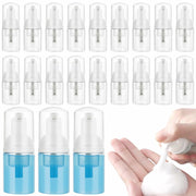 CYEAH 40 Pcs 1oz Clear Foam Pump Bottles Travel Size Plastic Dispenser