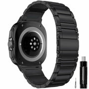 Arsfit Titanium Band Compatible Samsung Galaxy Watch Ultra 47MM Black