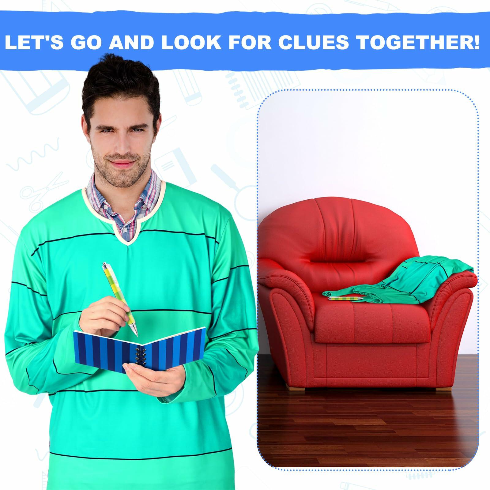 Jecery Halloween Costume Accessory Set Green Blue One Size