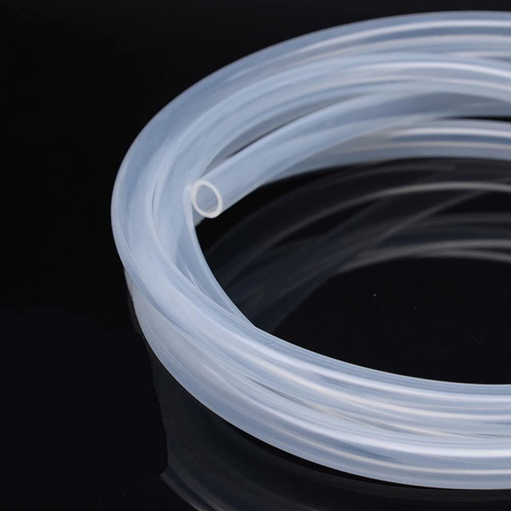 PULACO Plastic Tubing 7x10mm ID/OD 16FT Clear for Aquarium Garden Pond