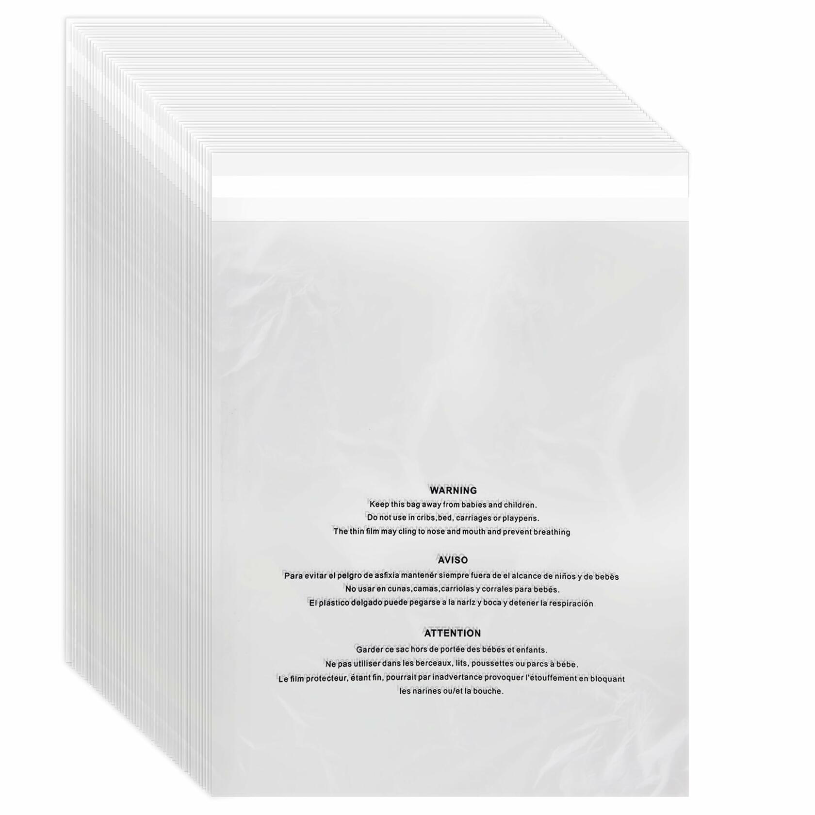 Tararhiah Designs Heavy Duty Poly Mailer Bags 12x15 200Count Suffocation Warning
