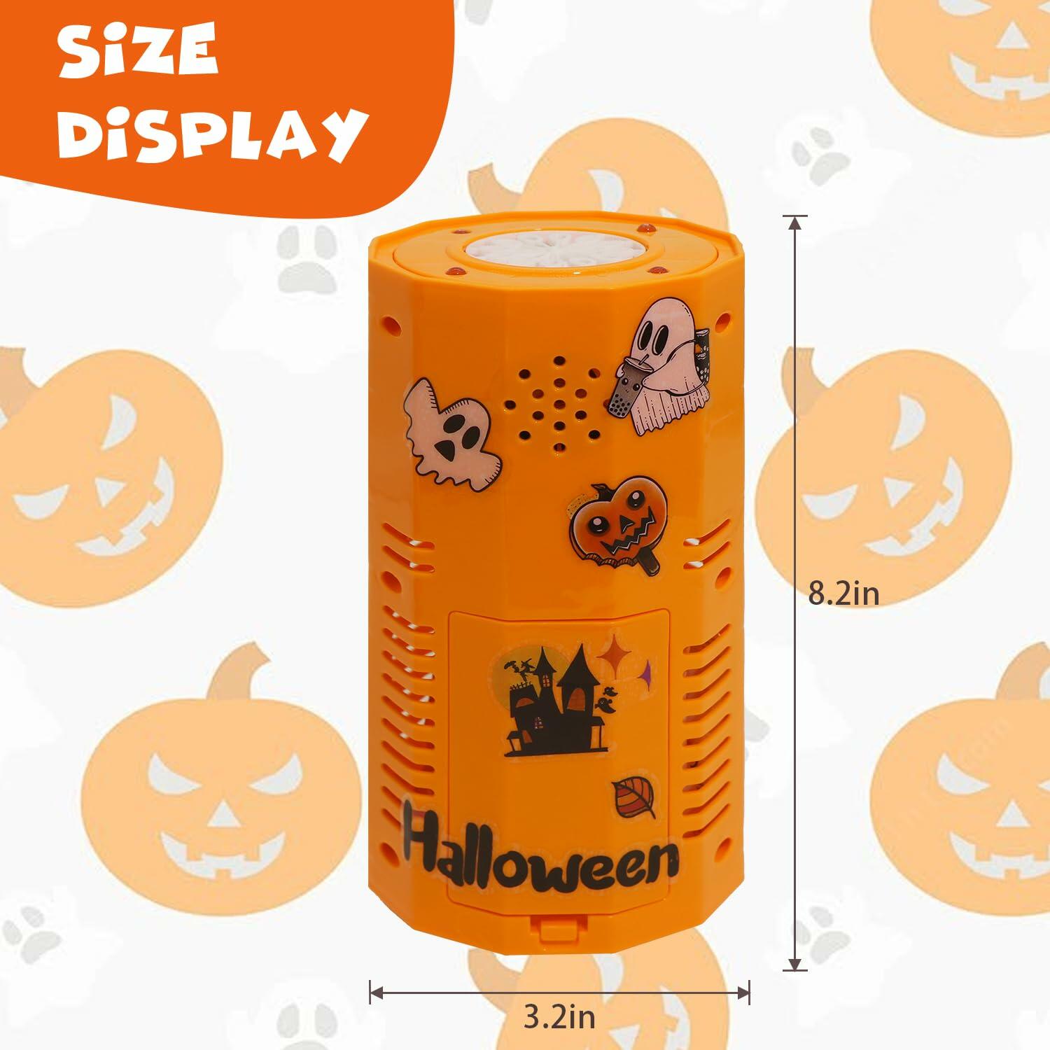 KYUKUDZ Halloween Bubble Machine Portable Automatic Lights Spooky Sound